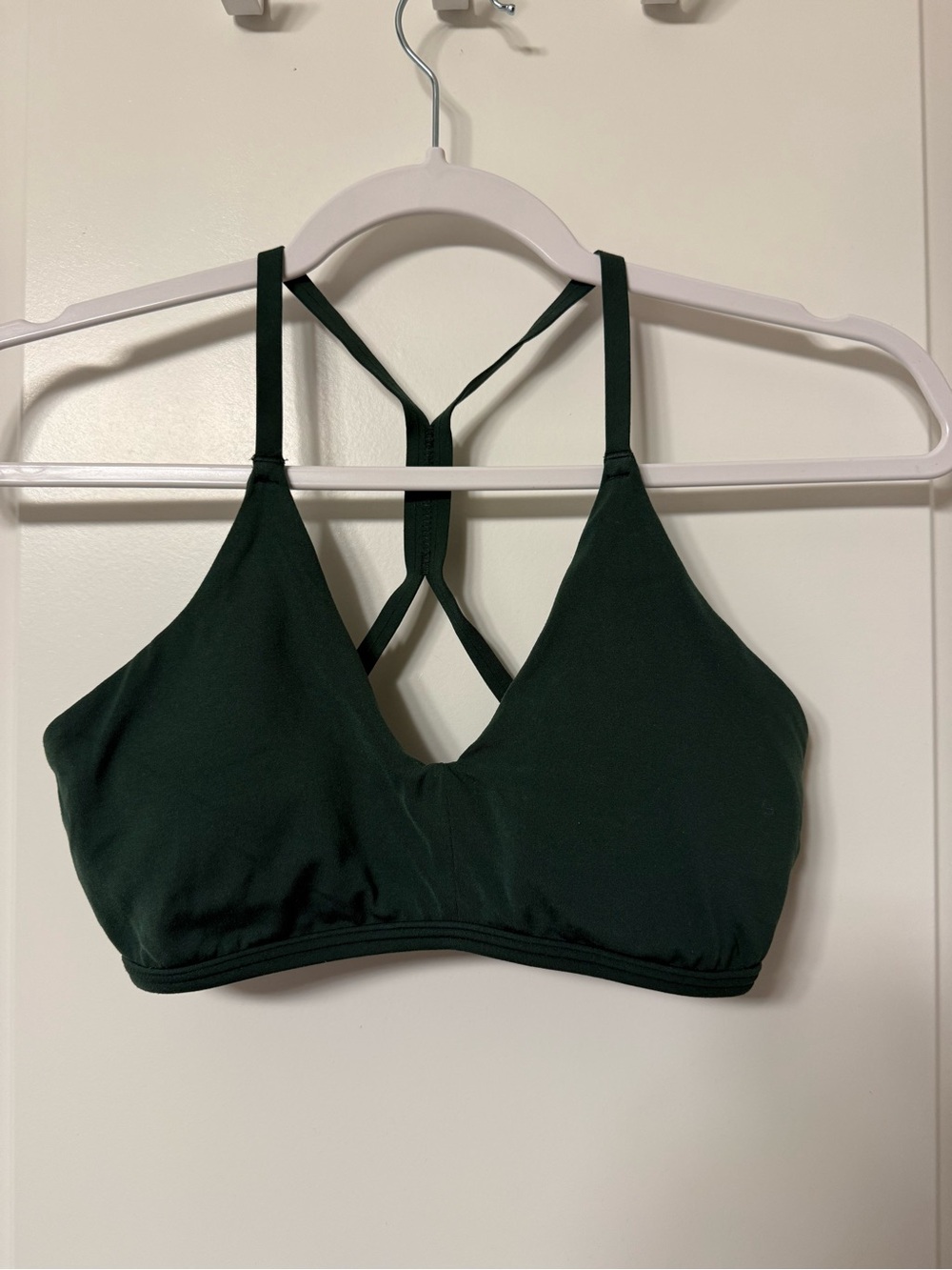 Dark Green Aerie Sports Bra
